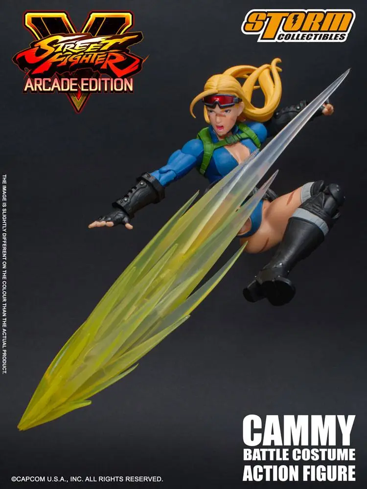 Street Fighter V Arcade Edition Action Figure 1/12 Cammy Battle Costume 15 cm product photo