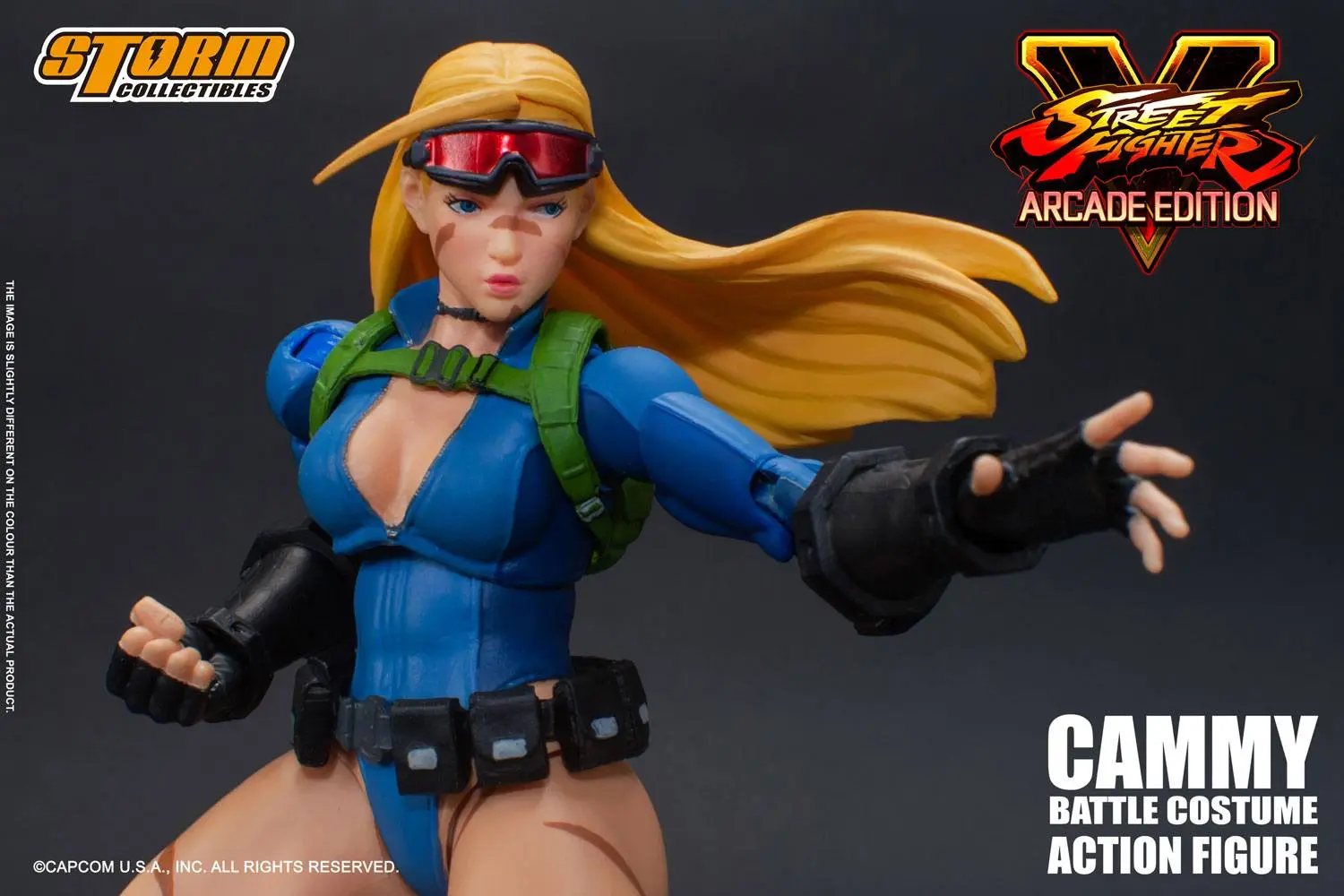 Street Fighter V Arcade Edition Action Figure 1/12 Cammy Battle Costume 15 cm product photo