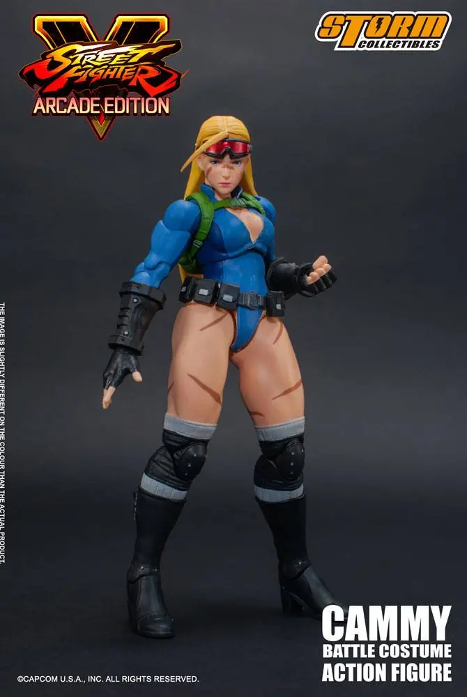 Street Fighter V Arcade Edition Action Figure 1/12 Cammy Battle Costume 15 cm product photo