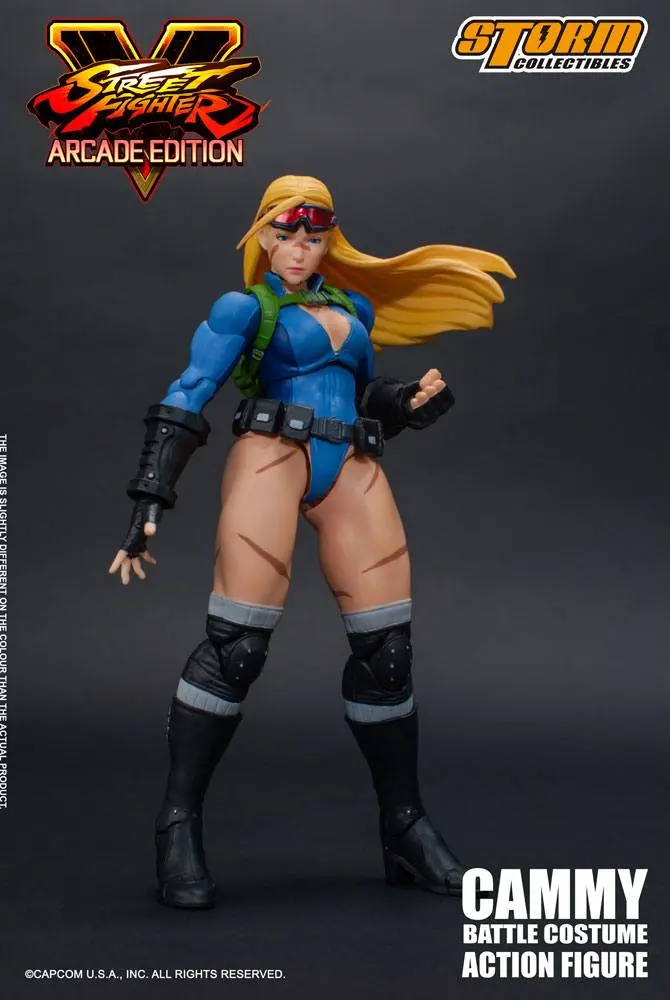 Street Fighter V Arcade Edition Action Figure 1/12 Cammy Battle Costume 15 cm product photo