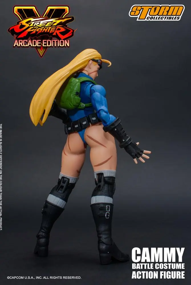 Street Fighter V Arcade Edition Action Figure 1/12 Cammy Battle Costume 15 cm product photo