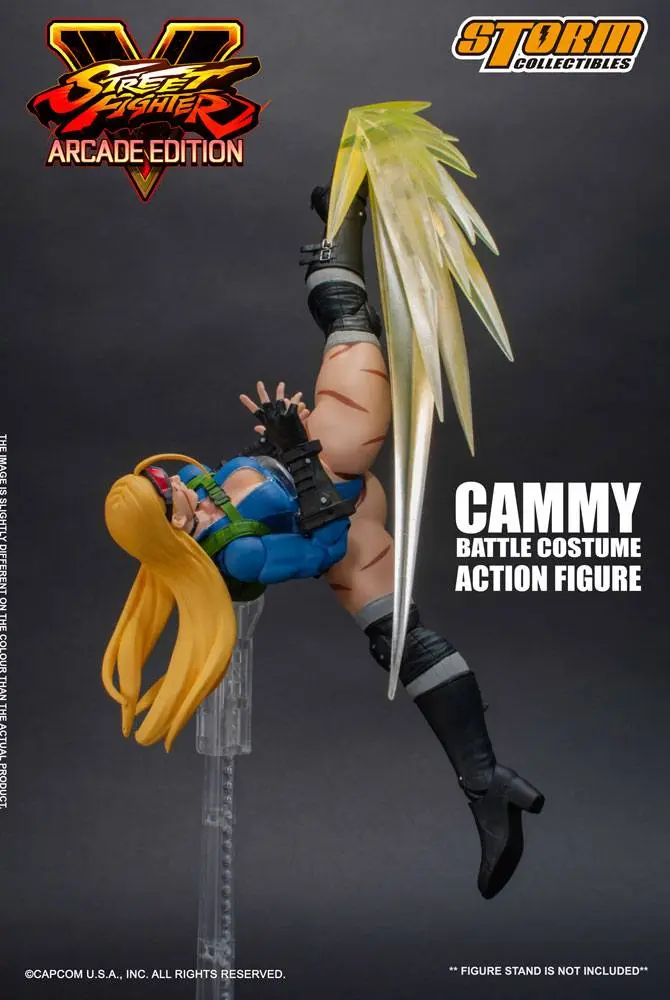 Street Fighter V Arcade Edition Action Figure 1/12 Cammy Battle Costume 15 cm product photo
