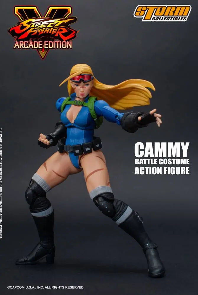 Street Fighter V Arcade Edition Action Figure 1/12 Cammy Battle Costume 15 cm product photo