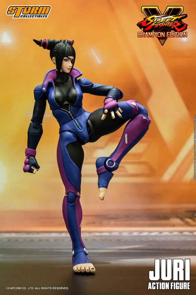 Street Fighter V Champion Edition Action Figure 1/12 Juri Han 18 cm product photo