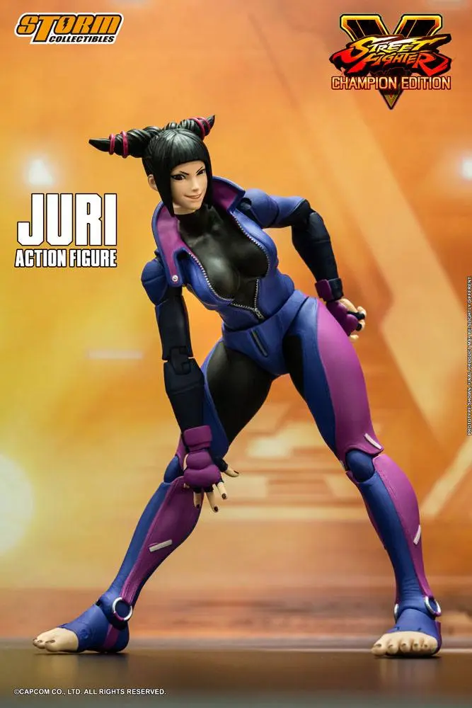 Street Fighter V Champion Edition Action Figure 1/12 Juri Han 18 cm product photo