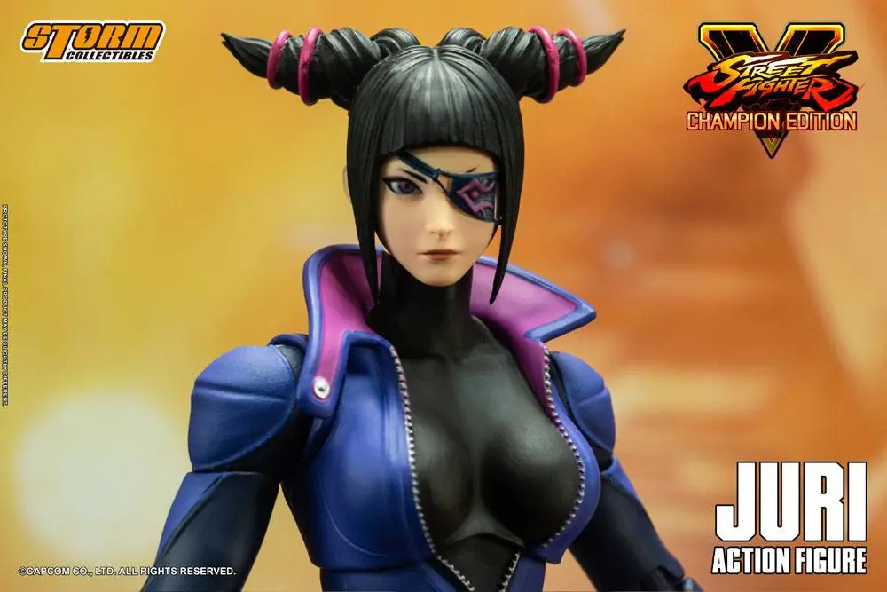 Street Fighter V Champion Edition Action Figure 1/12 Juri Han 18 cm product photo