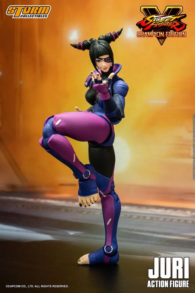 Street Fighter V Champion Edition Action Figure 1/12 Juri Han 18 cm product photo