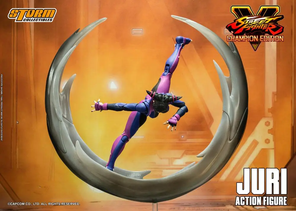 Street Fighter V Champion Edition Action Figure 1/12 Juri Han 18 cm product photo