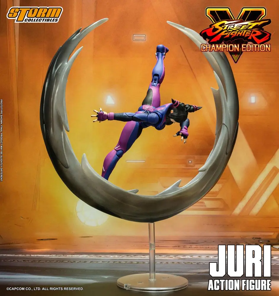 Street Fighter V Champion Edition Action Figure 1/12 Juri Han 18 cm product photo