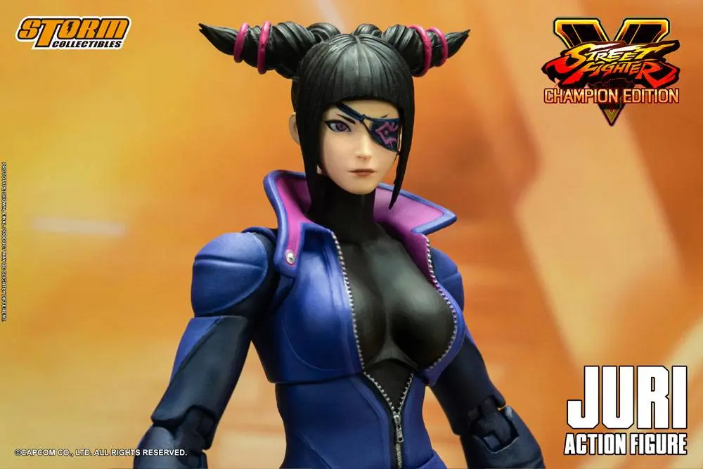 Street Fighter V Champion Edition Action Figure 1/12 Juri Han 18 cm product photo