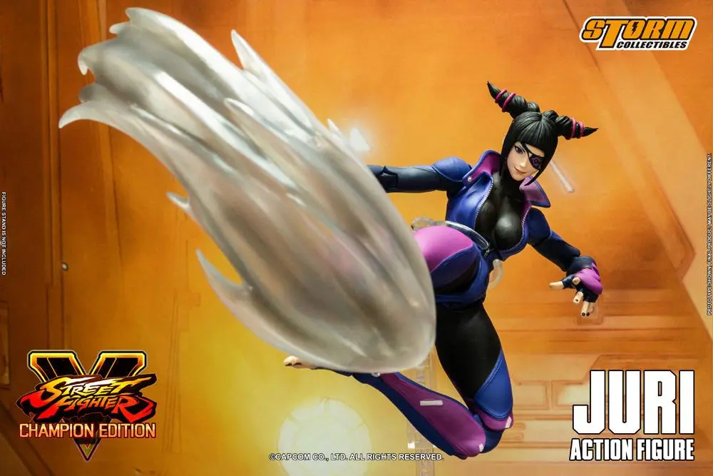 Street Fighter V Champion Edition Action Figure 1/12 Juri Han 18 cm product photo