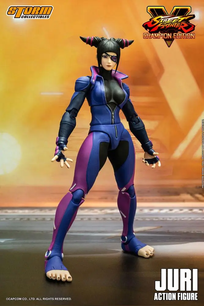 Street Fighter V Champion Edition Action Figure 1/12 Juri Han 18 cm product photo