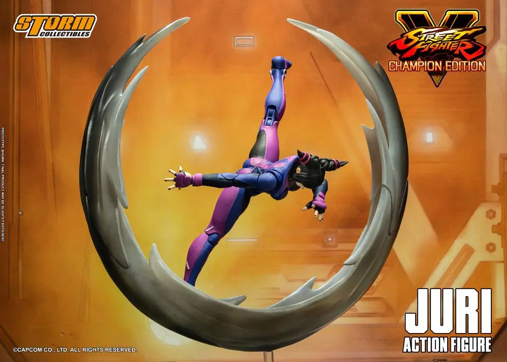 Street Fighter V Champion Edition Action Figure 1/12 Juri Han 18 cm product photo