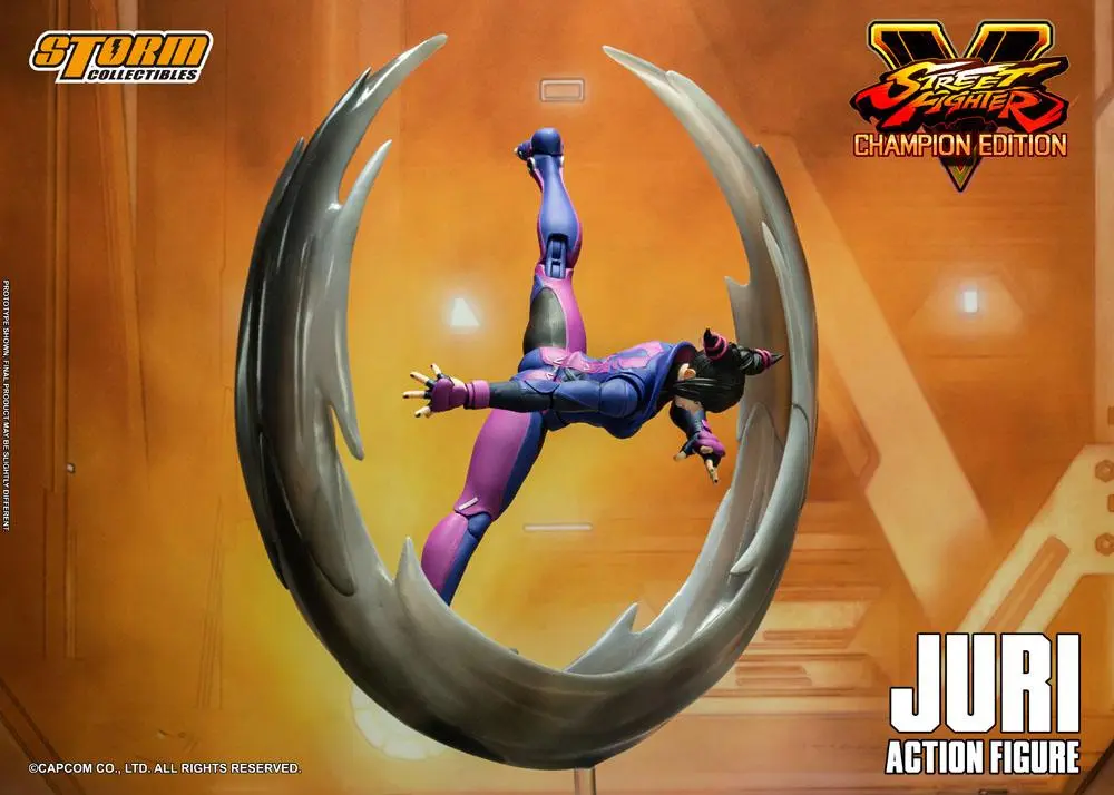 Street Fighter V Champion Edition Action Figure 1/12 Juri Han 18 cm product photo