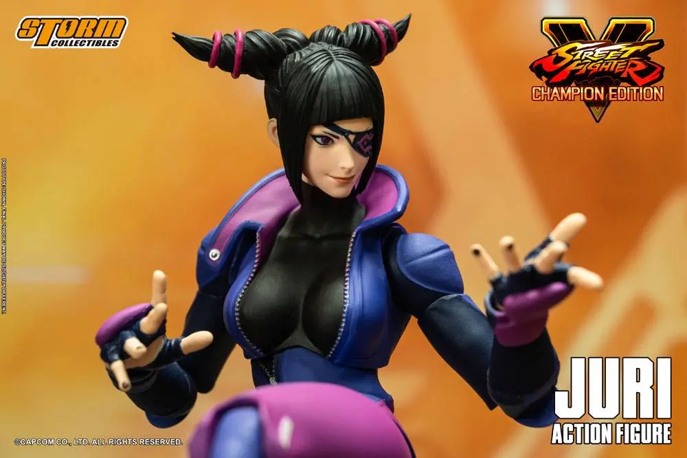 Street Fighter V Champion Edition Action Figure 1/12 Juri Han 18 cm product photo