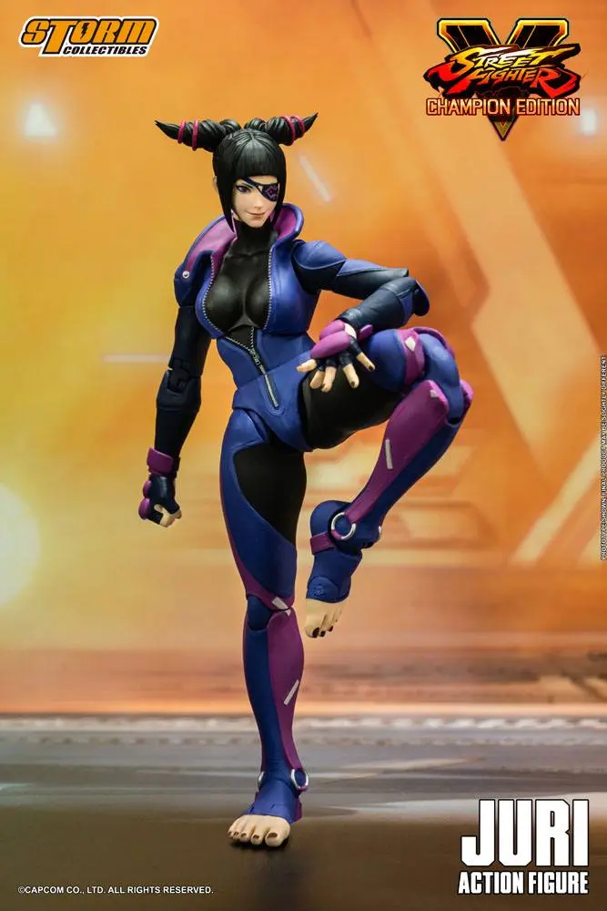 Street Fighter V Champion Edition Action Figure 1/12 Juri Han 18 cm product photo