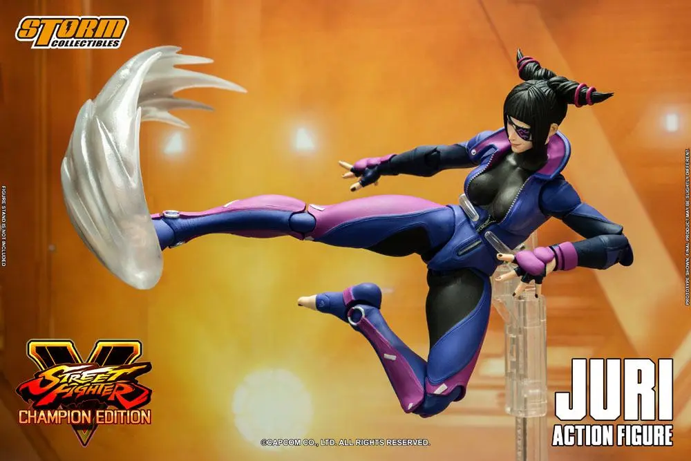 Street Fighter V Champion Edition Action Figure 1/12 Juri Han 18 cm product photo