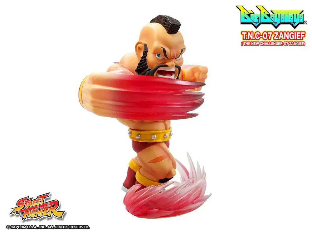 Street Fighter PVC Statue with Sound &amp; Light Up Zangief 17 cm product photo