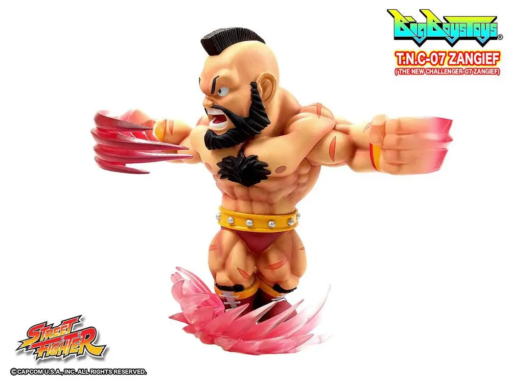 Street Fighter PVC Statue with Sound &amp; Light Up Zangief 17 cm product photo