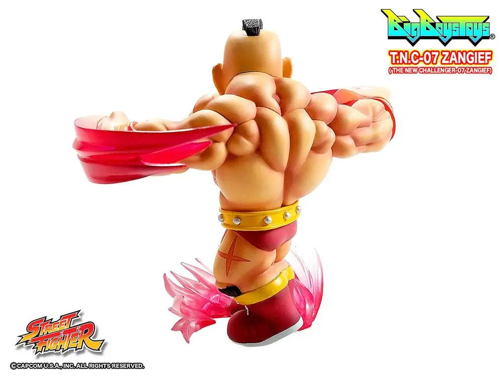 Street Fighter PVC Statue with Sound &amp; Light Up Zangief 17 cm product photo