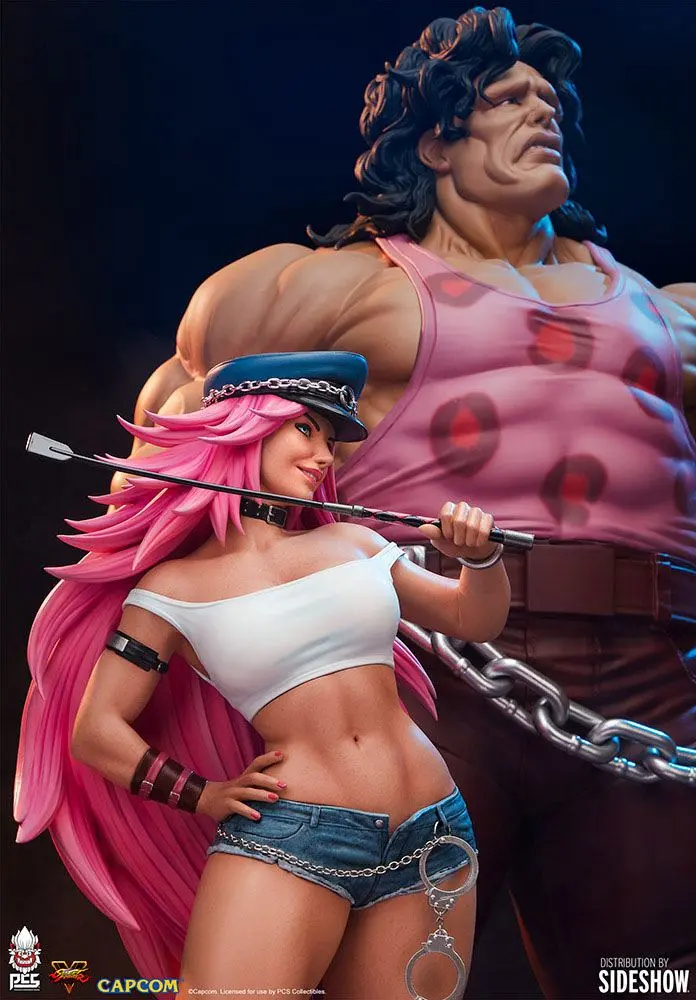 Street Fighter Statues 1/4 Mad Gear Exclusive Hugo &amp; Poison Set 43 - 67 cm product photo
