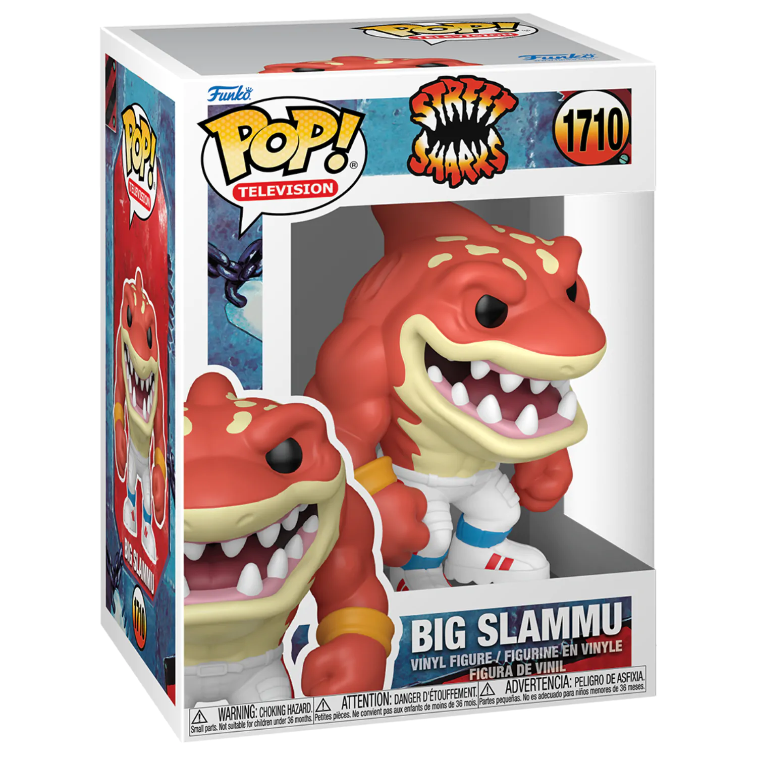 Street Sharks Funko POP! Television Vinyl Figure Big Slammu 9 cm product photo