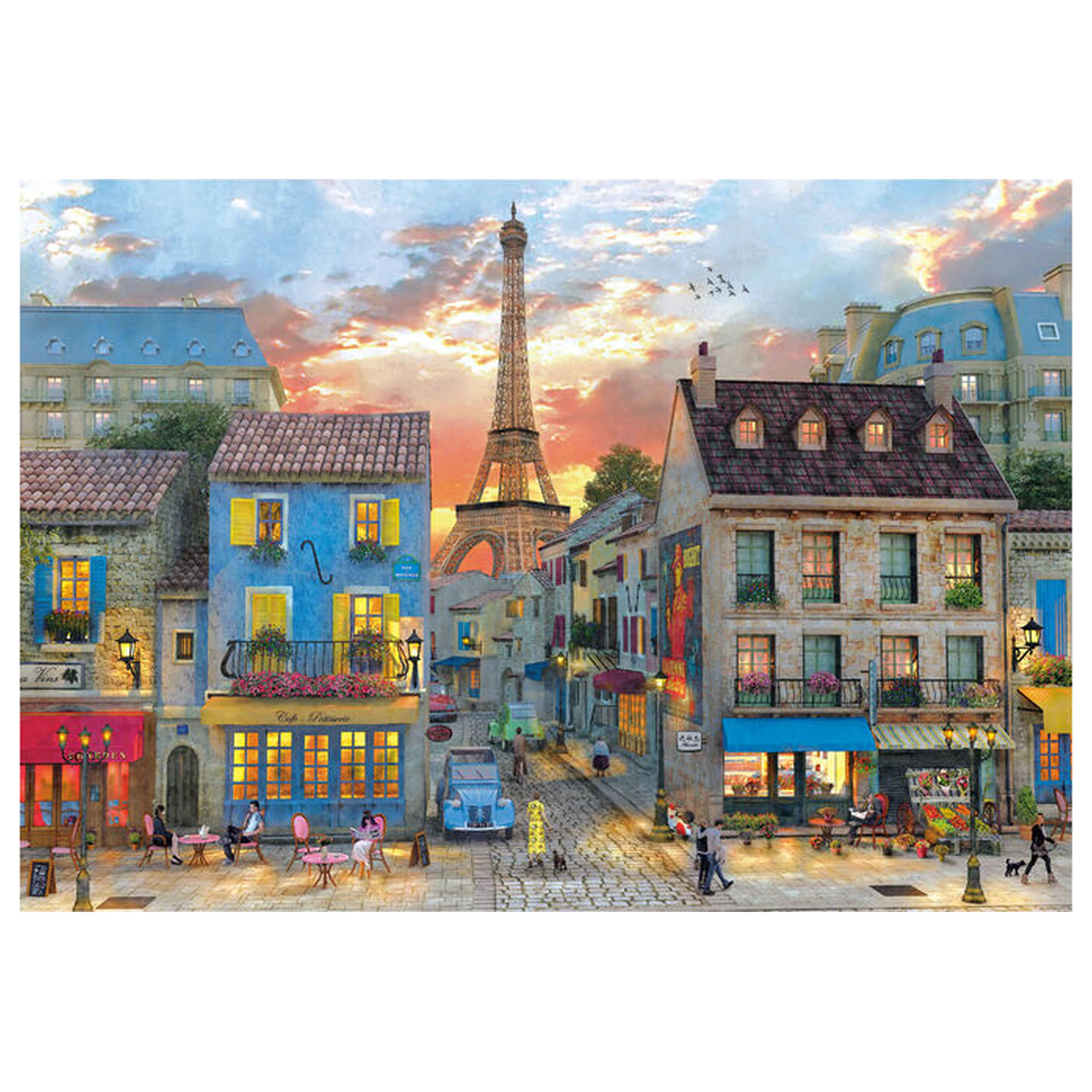 Streets of Paris puzzle 1000pcs product photo