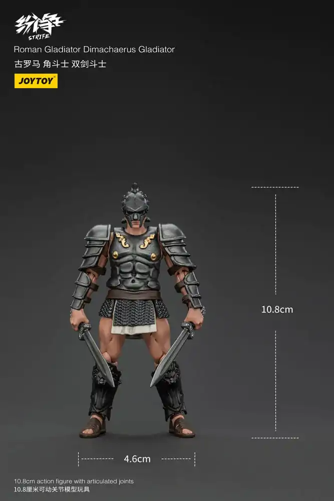 Strife Action Figure 1/18 Roman Gladiator Dimachaerus Gladiator 11 cm termékfotó