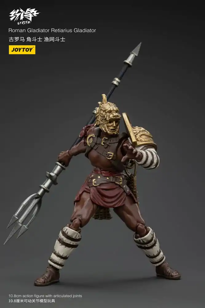 Strife Action Figure 1/18 Roman Gladiator Retiarius Gladiator 11 cm termékfotó