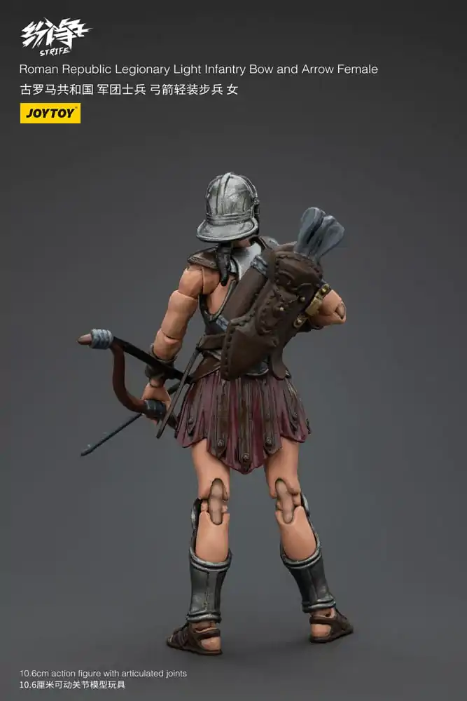 Strife Action Figure 1/18 Roman Republic Legionary Light Infantry Bow and Arrow Female 11 cm product photo