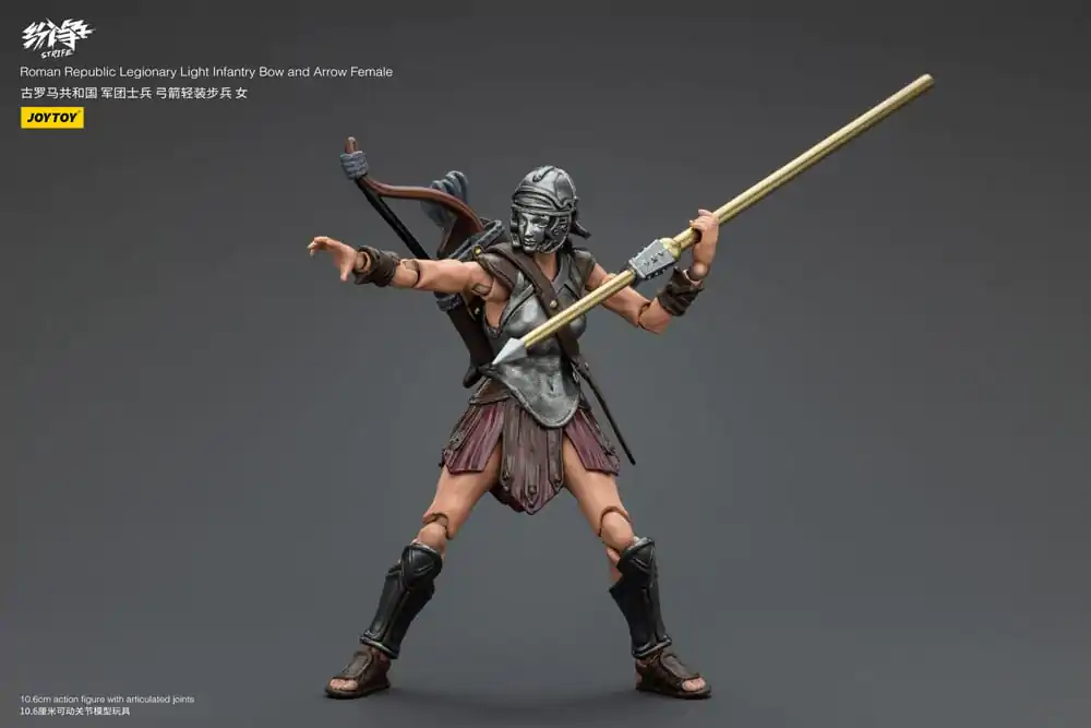 Strife Action Figure 1/18 Roman Republic Legionary Light Infantry Bow and Arrow Female 11 cm product photo