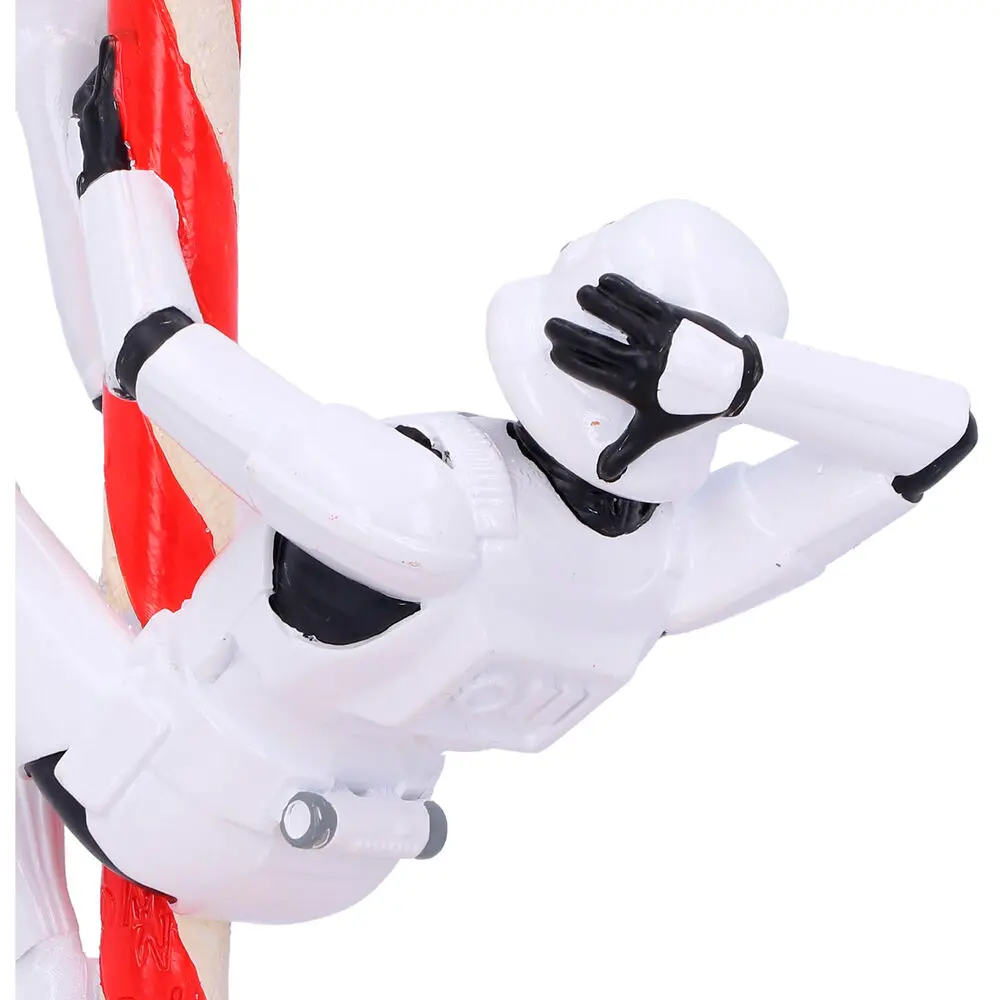 Original Stormtrooper Hanging Tree Ornament Candy Cane 12 cm product photo