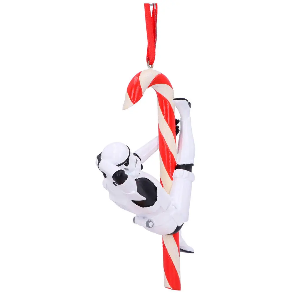 Original Stormtrooper Hanging Tree Ornament Candy Cane 12 cm product photo