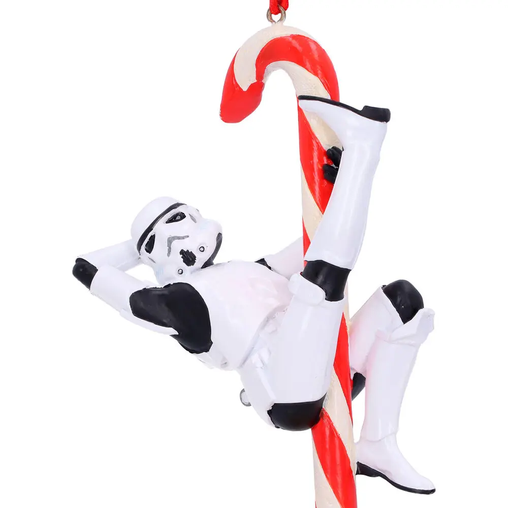 Original Stormtrooper Hanging Tree Ornament Candy Cane 12 cm termékfotó