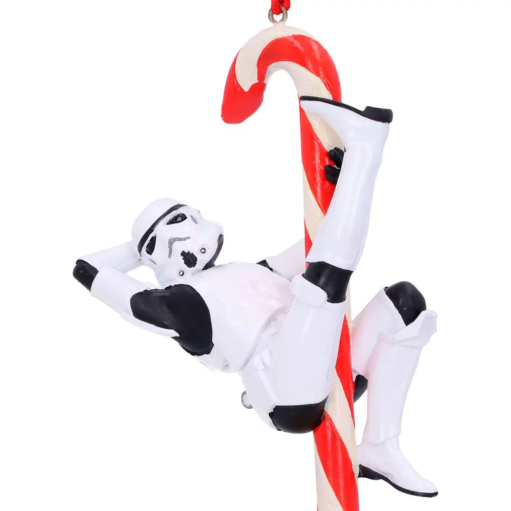 Original Stormtrooper Hanging Tree Ornament Candy Cane 12 cm product photo