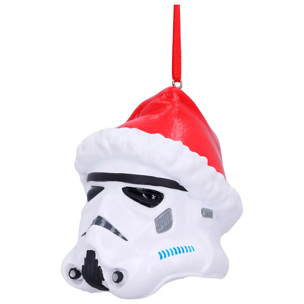 Original Stormtrooper Hanging Tree Ornament Santa Hat 8 cm product photo