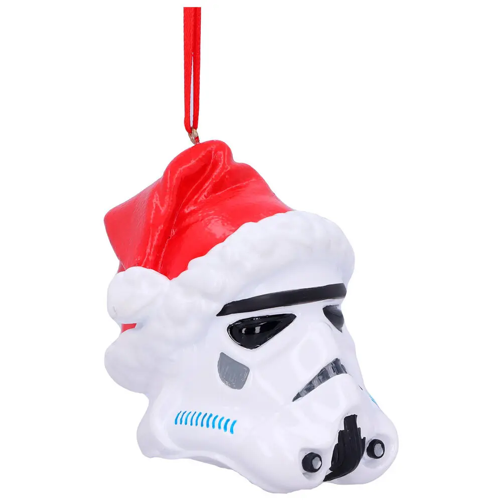 Original Stormtrooper Hanging Tree Ornament Santa Hat 8 cm product photo