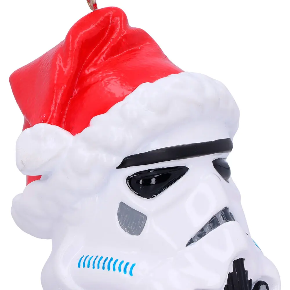 Original Stormtrooper Hanging Tree Ornament Santa Hat 8 cm termékfotó