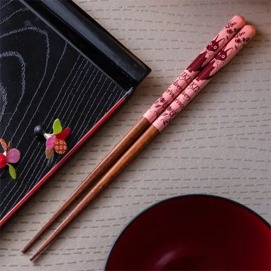 Studio Ghibli lacquered Chopsticks sketches Kiki delivery's service pink 21 cm termékfotó