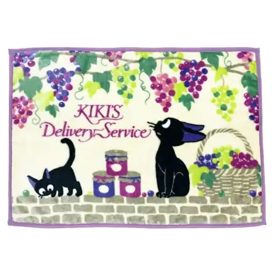 Studio Ghibli Fleece Blanket Kiki's Delivery Service Jiji Grappes 70 x 100 cm product photo
