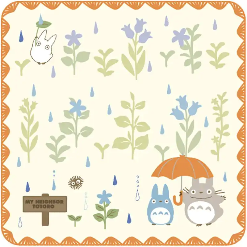 Studio Ghibli Mini Towel My Neighbor Totoro Under the Rain 25 x 25 cm product photo