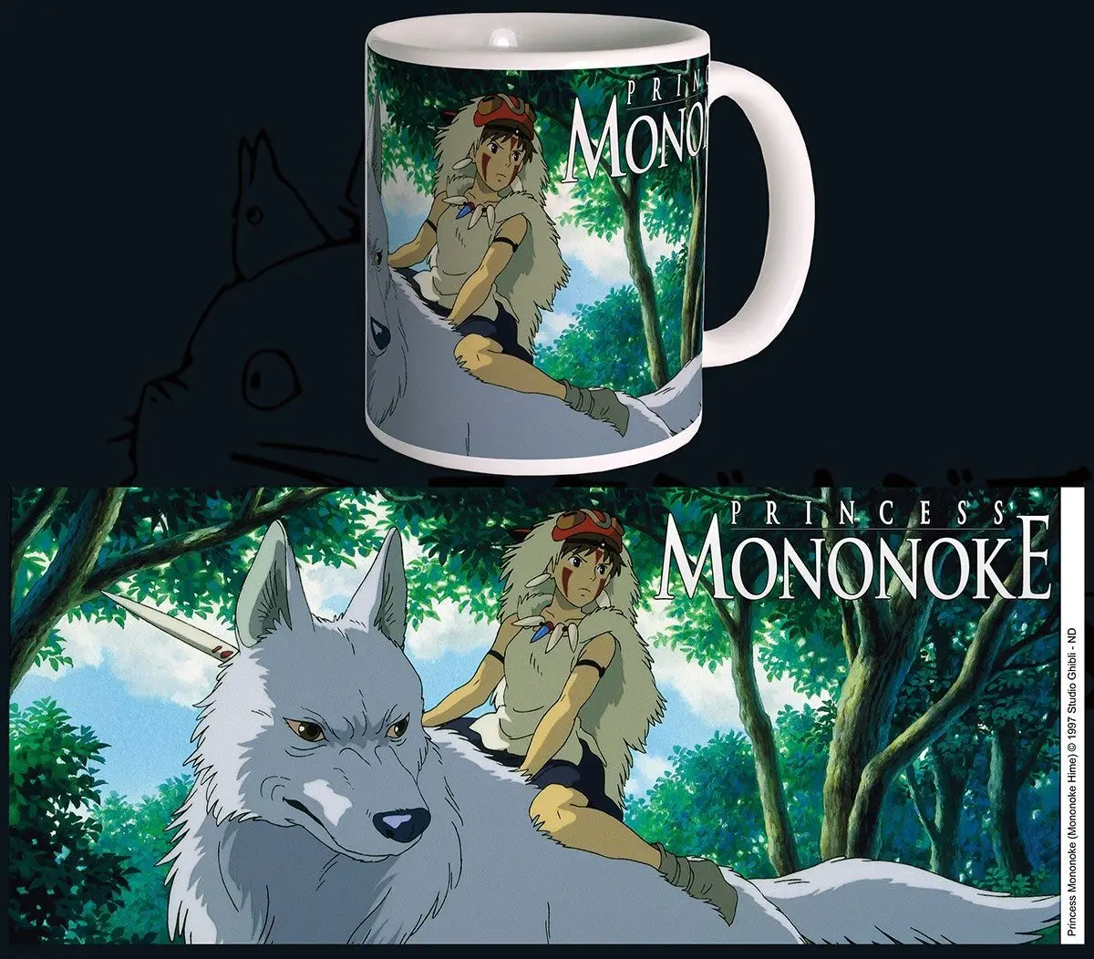 Studio Ghibli Mug Princess Mononoke termékfotó