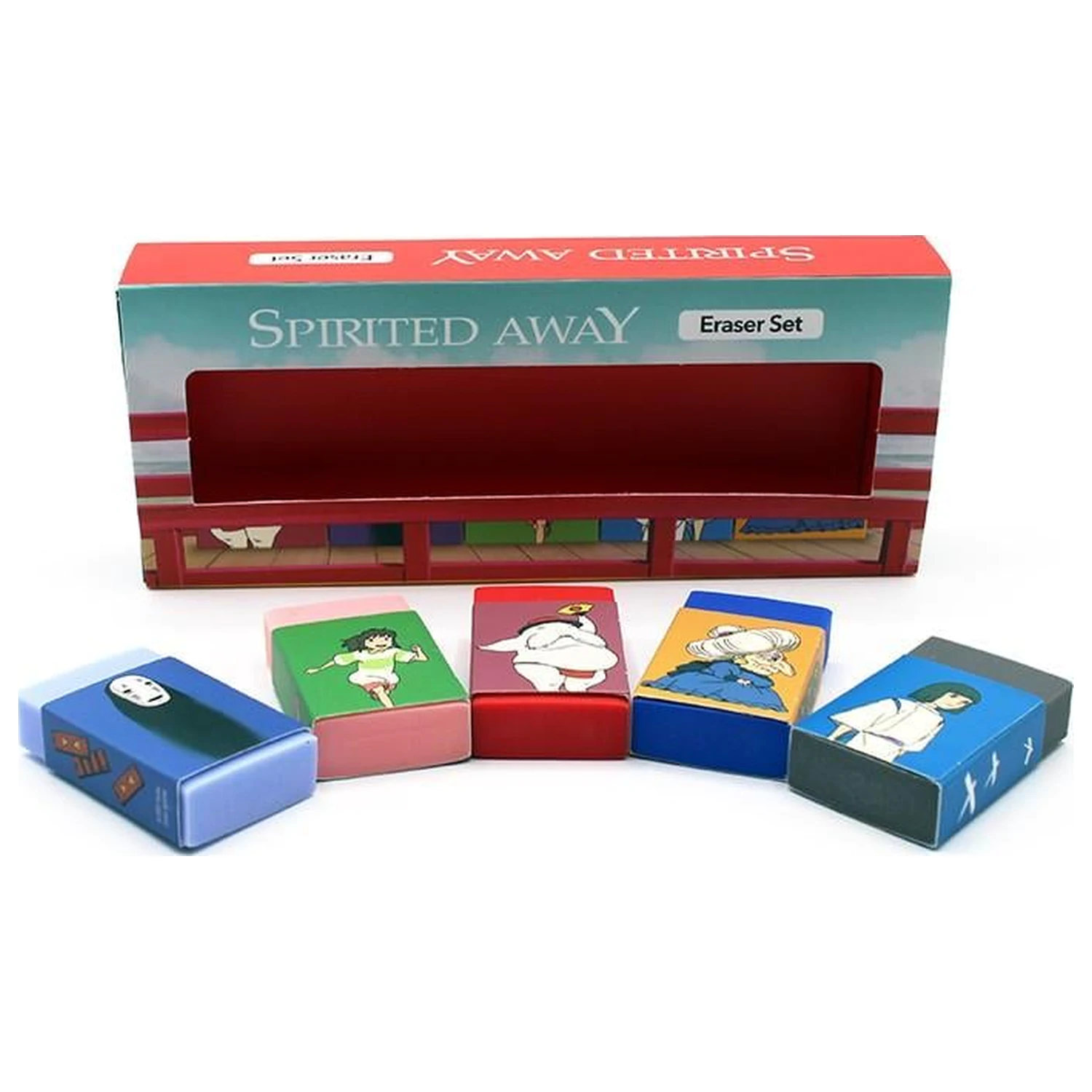 STUDIO GHIBLI Spirited Away Eraser Set product photo