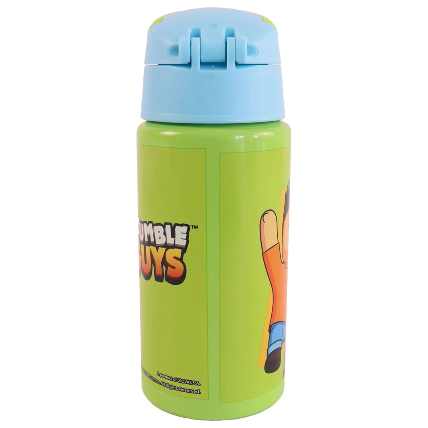 Stumble Guys All Day Aluminum Straw Water Bottle with Hanger 500 ml product photo