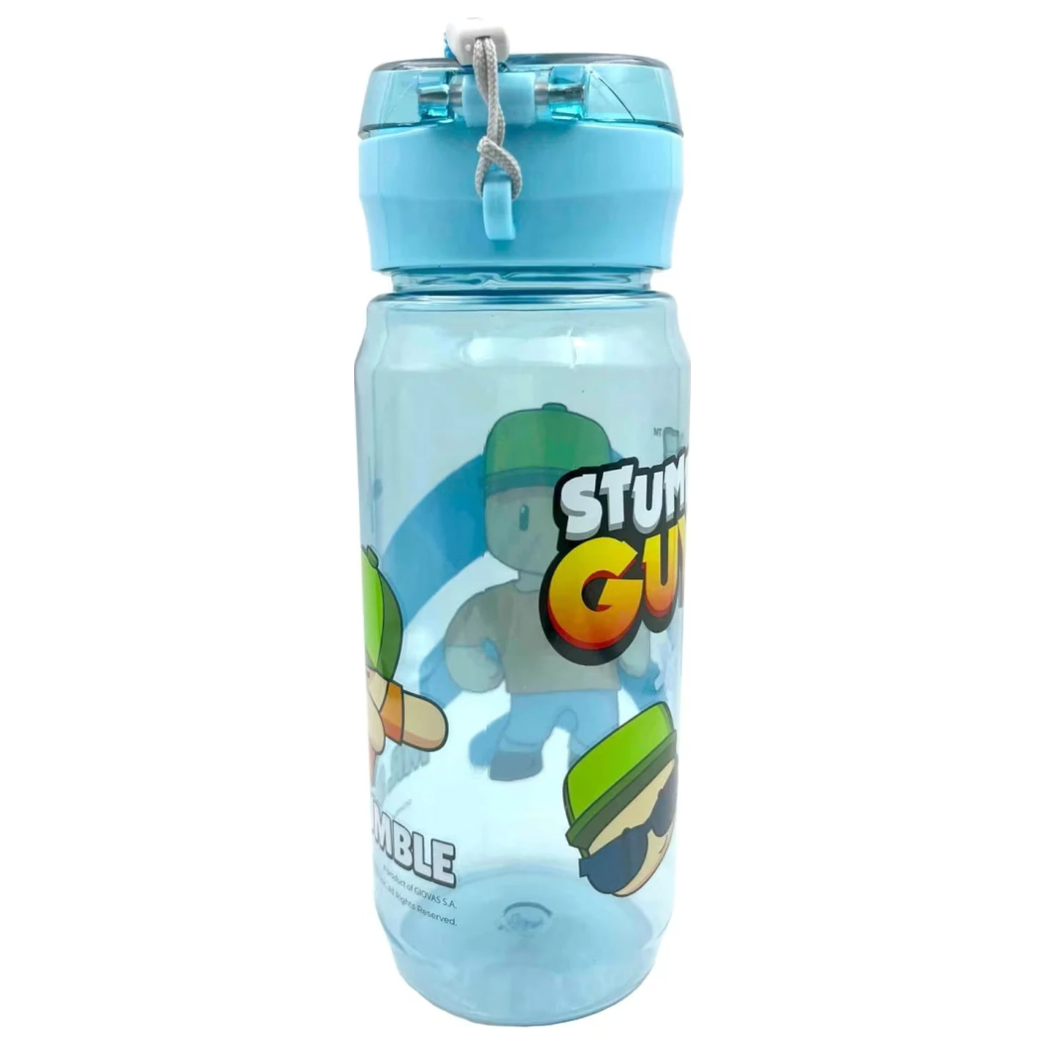 Stumble Guys All Day Plastic Water Bottle with Hanger 600 ml product photo