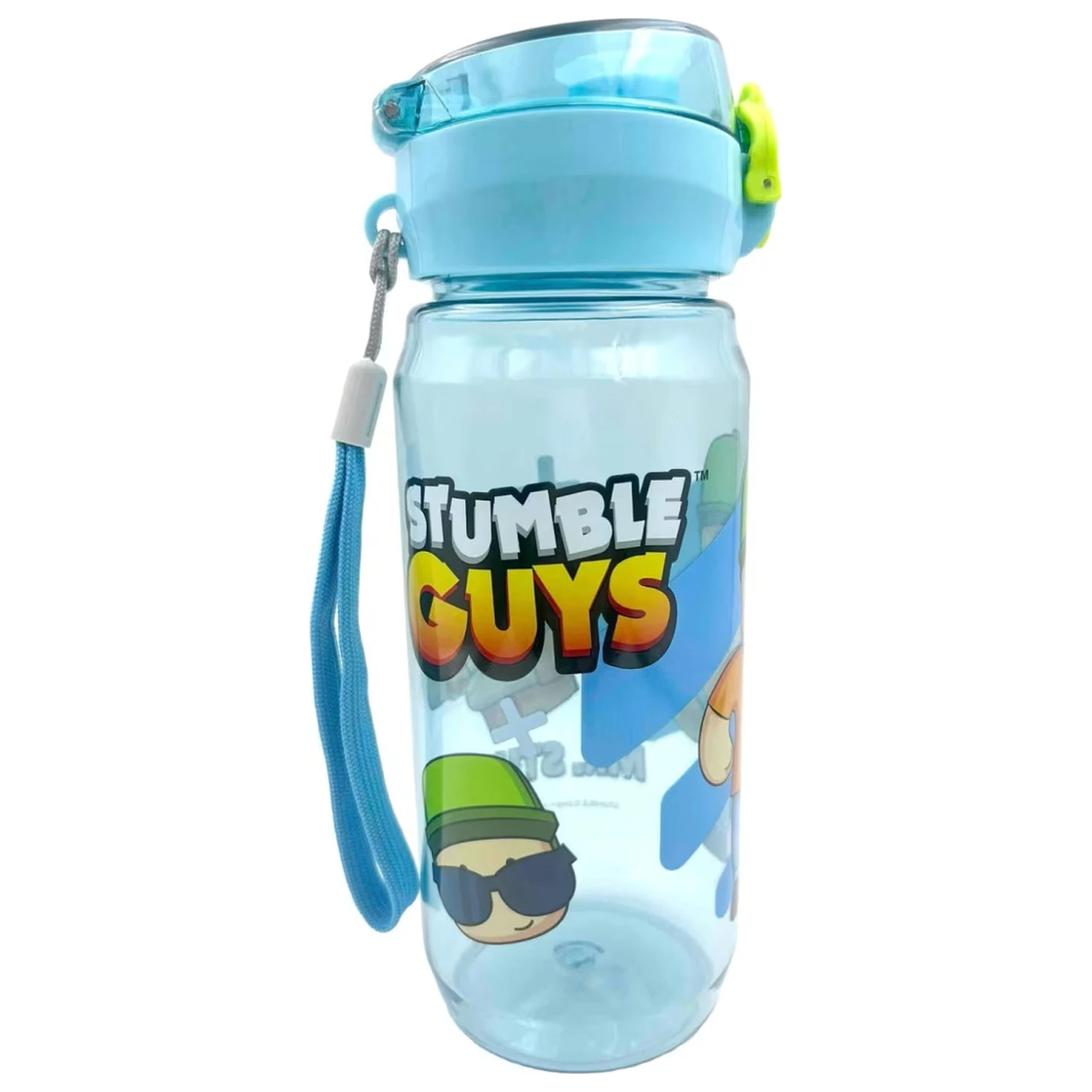 Stumble Guys All Day Plastic Water Bottle with Hanger 600 ml product photo