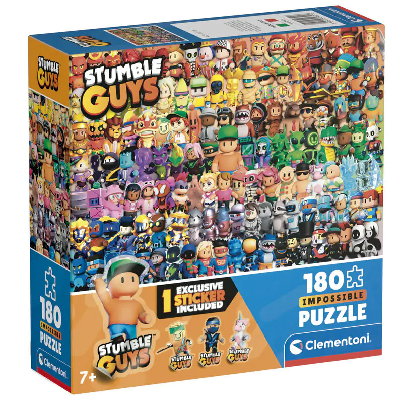 Stumble Guys impossible puzzle 180pcs product photo