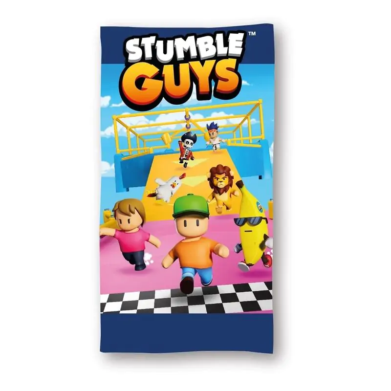 Stumble Guys cotton beach towel product photo