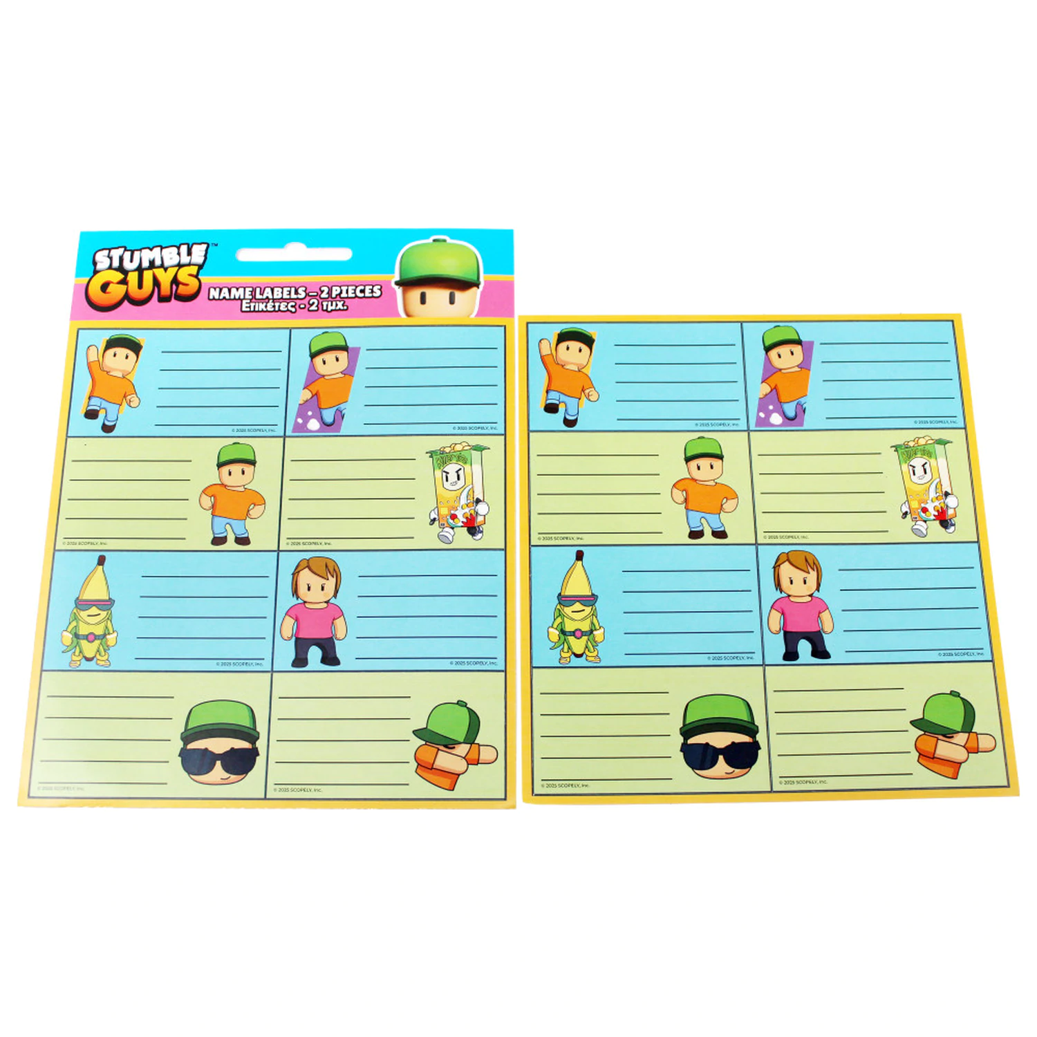 Stumble Guys Race Notebook Label 16 Pcs product photo