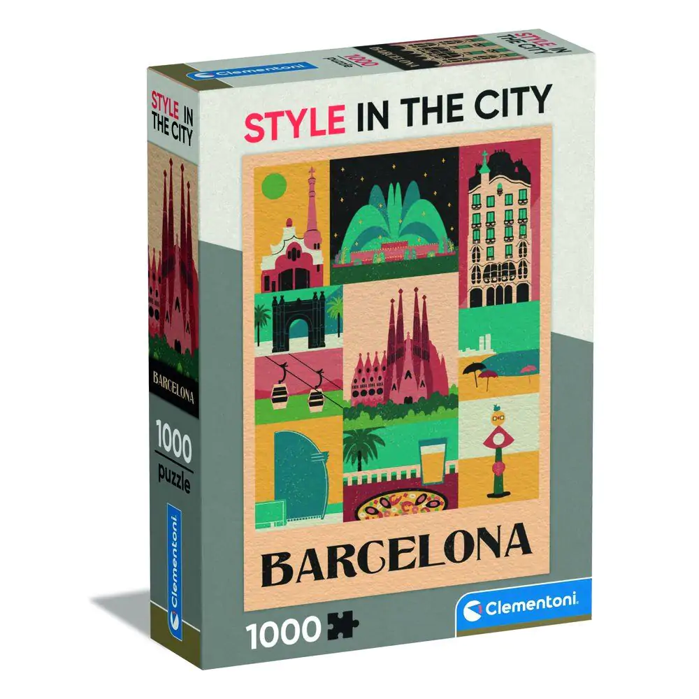 Style in the City Barcelona puzzle 1000pcs product photo